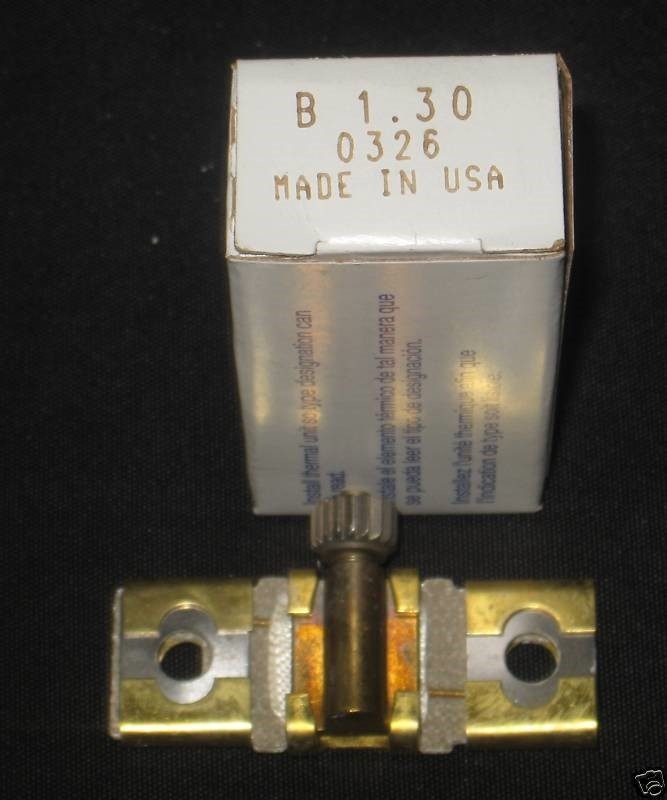 Square D Overload Relay Thermal Unit B1.30 0326 new