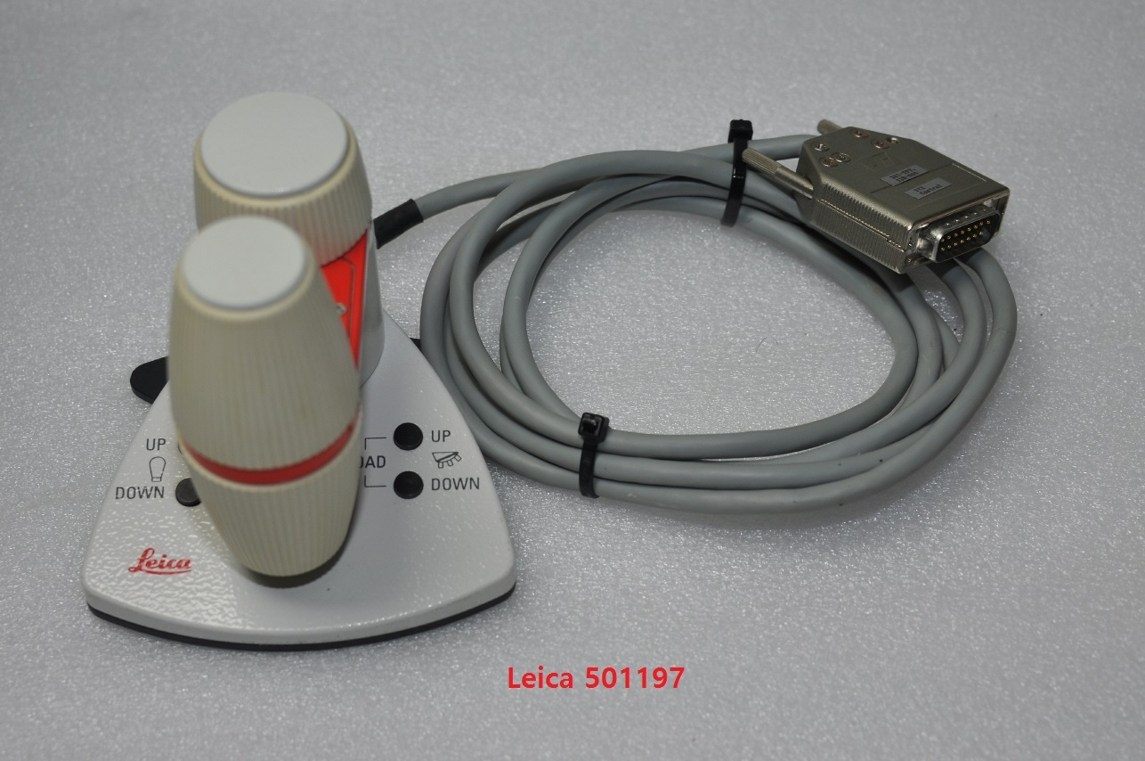 Leica DMLA Binocular compound microscope & CTR MIC Control, Smart Move joystick