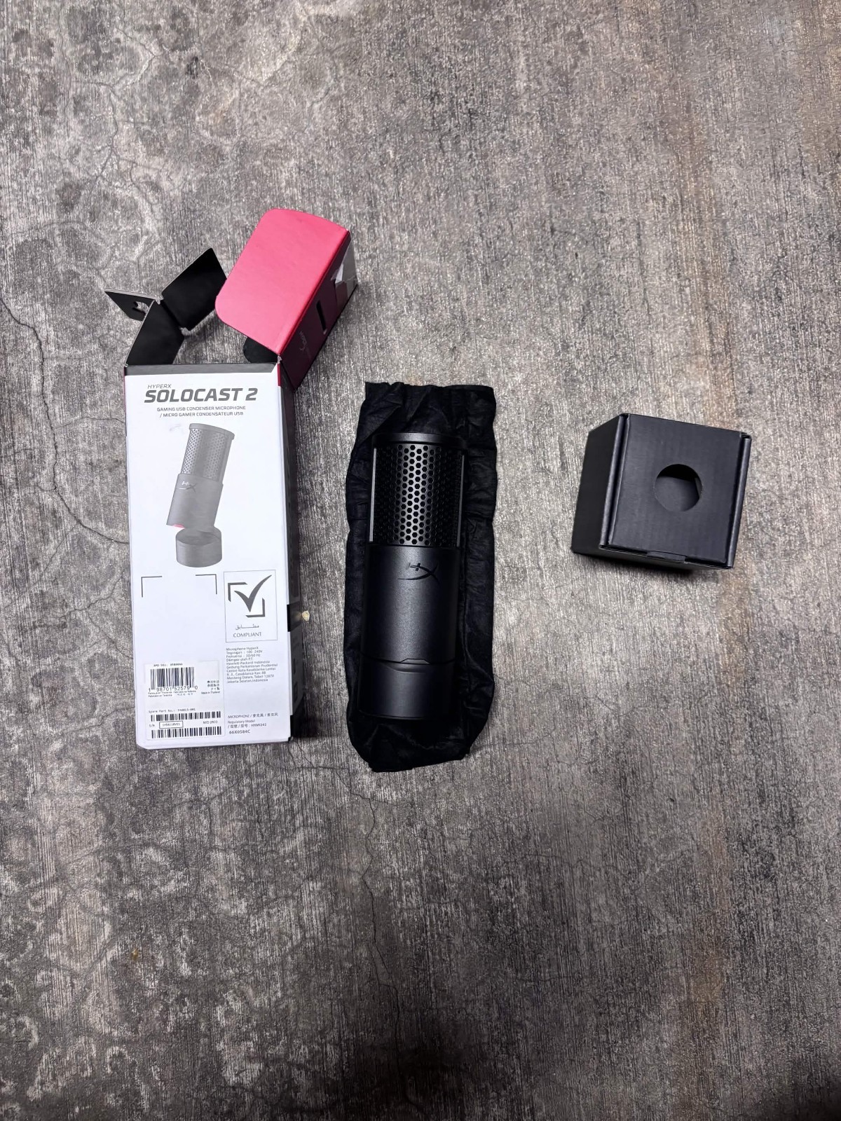 HyperX SoloCast 2 USB Condenser Gaming Microphone — Open Box, $59.99 retail
