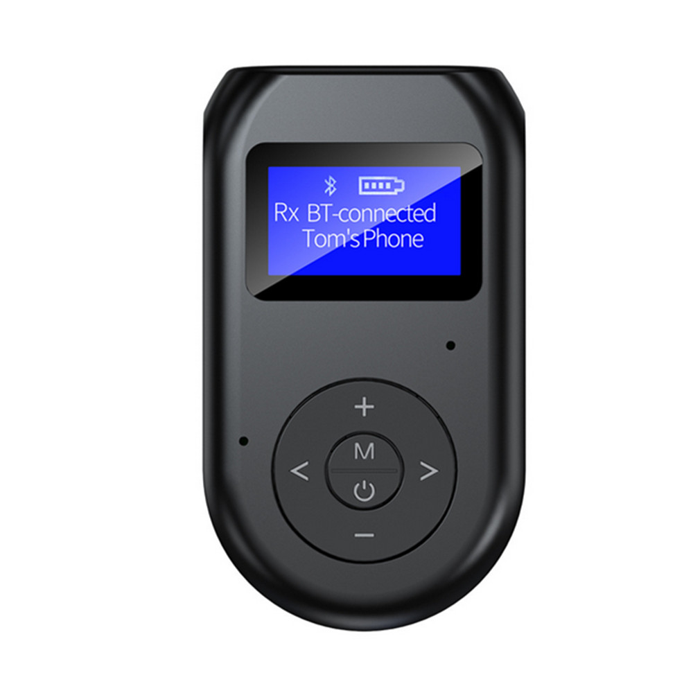 3in1 Audio 3.5mm 0.96"Screen Bluetooth 5.0 Transmitter Receiver Wireless Adapter
