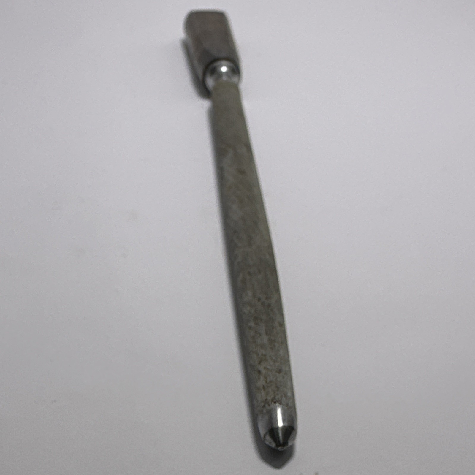 Ekco Sheffield Honing Steel Knife Sharpener Rod England Wood Handle 12” Vintage