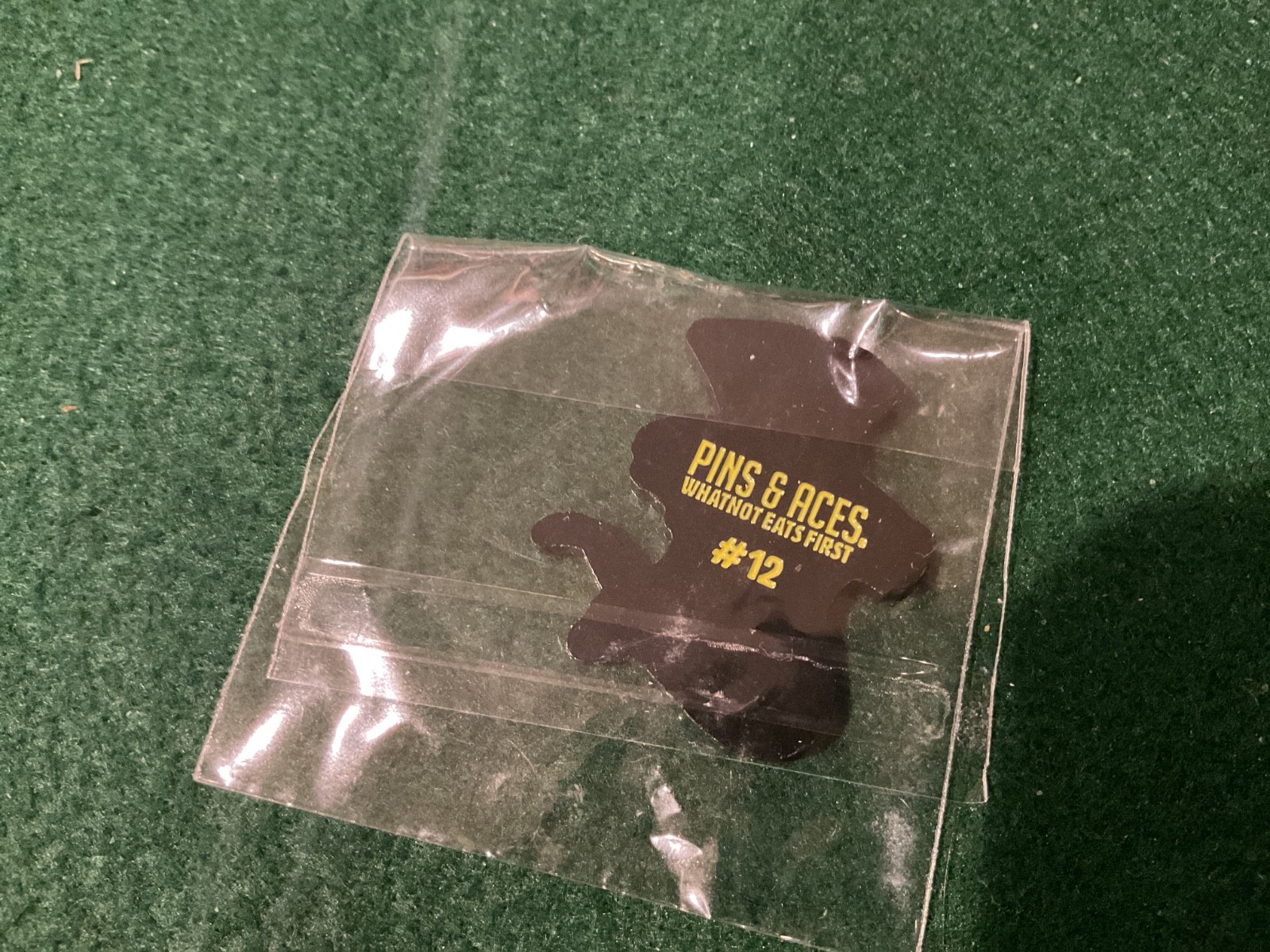 Pins & Aces Whatnot Eats First #12 Golf Ball Marker Brand New