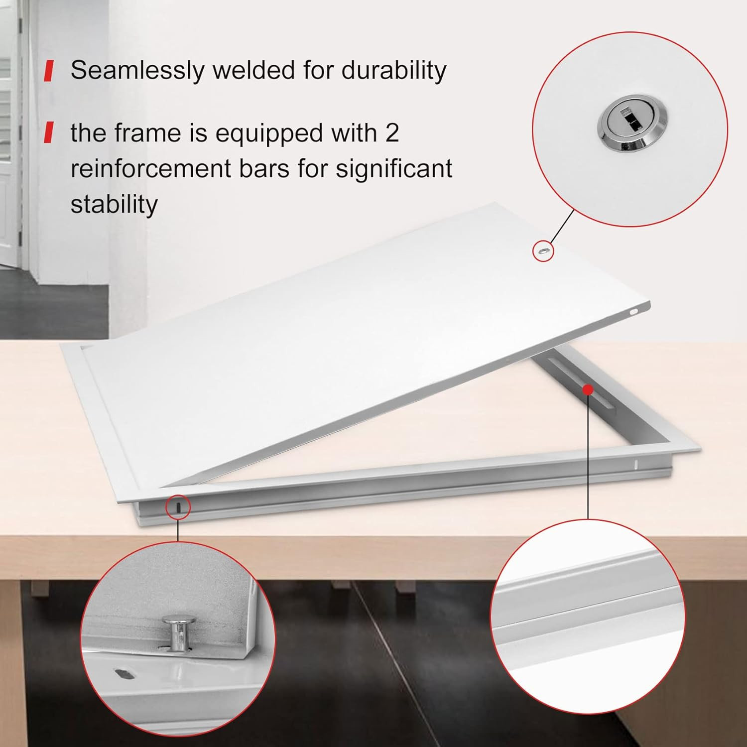 Thicken 1Mm 24 X 24 Access Panel for Drywall,Attic Door, Ceiling Access Panel fo