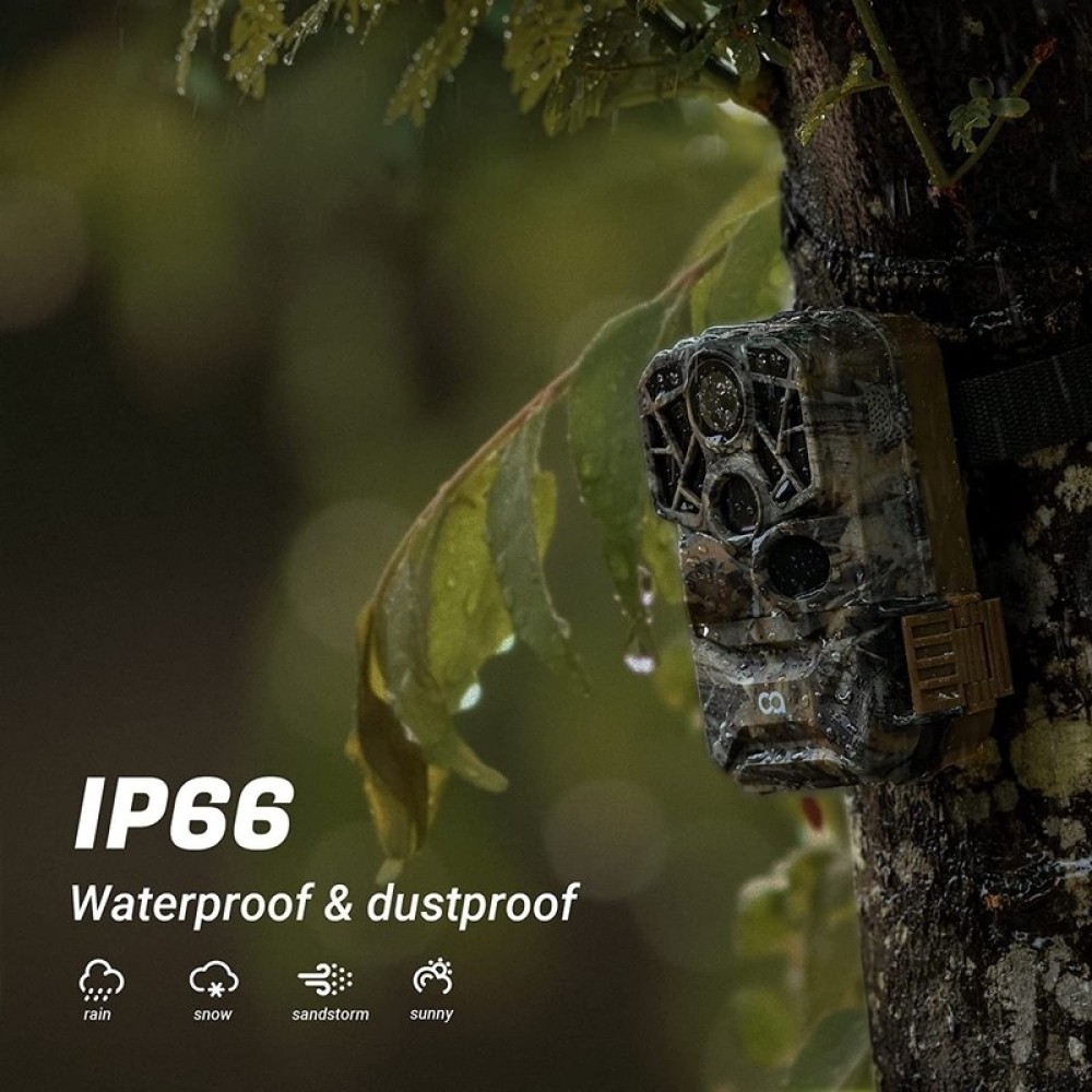 Hunting Camera with WiFi, 4K Video & 24MP Photos - Game Trail Cam, Night Vision