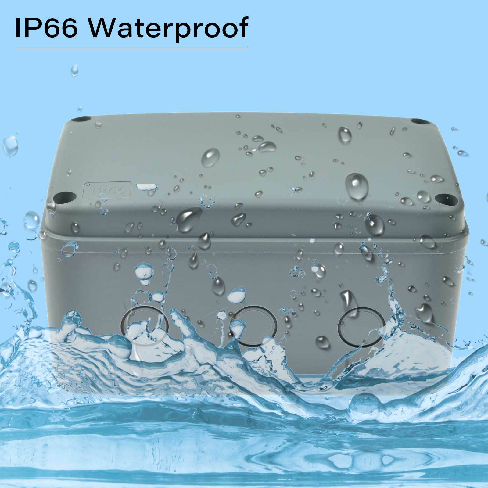 Electrical Junction Box ABS Plastic Waterproof Dustproof Cable Glands Connector