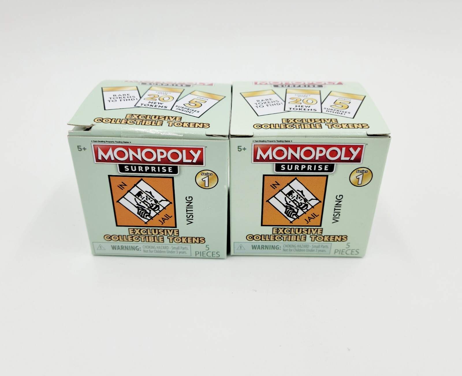 Monopoly Surprise Exclusive Collectible Tokens - Series 1 (5 Pieces) - Set of 2