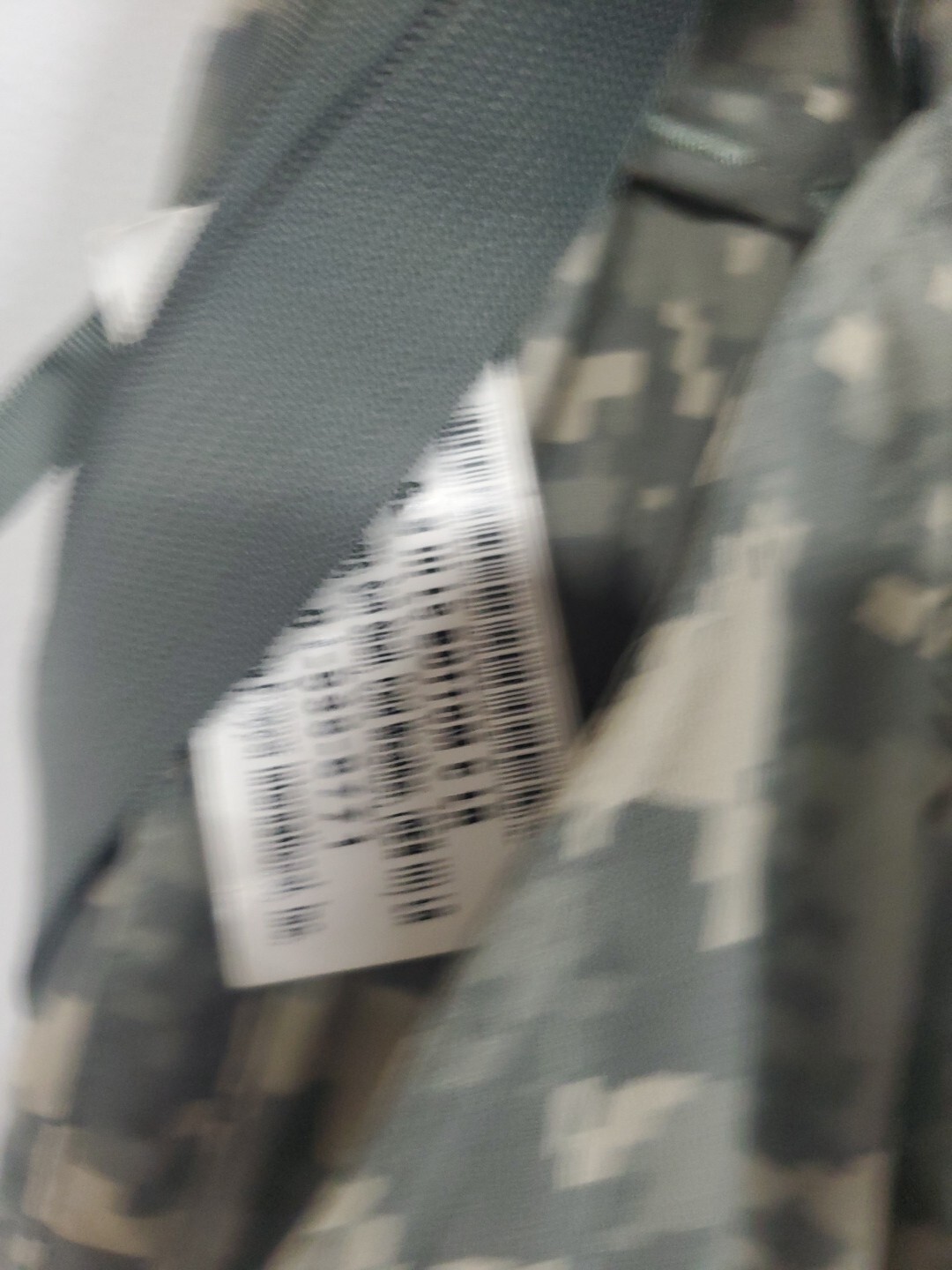 Large Regular ARMY ISSUE ACU DIGITAL SOFT SHELL pant LEVEL 5 cold weather