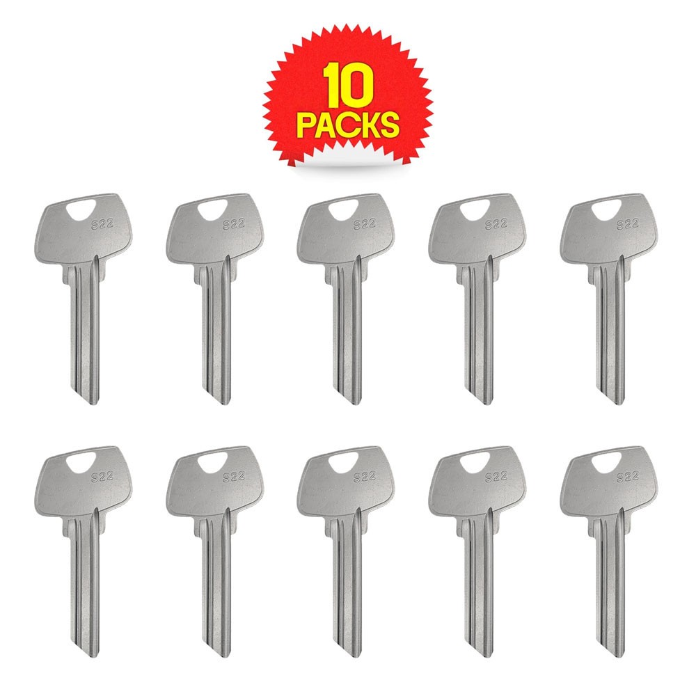 S22 Key Blank Nickel