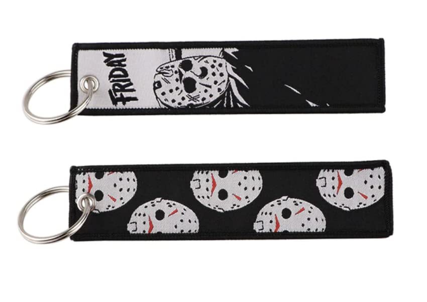 Jason Voorhees Mask Friday The 13th Classic Horror Movie Keychain Key Tag Keytag