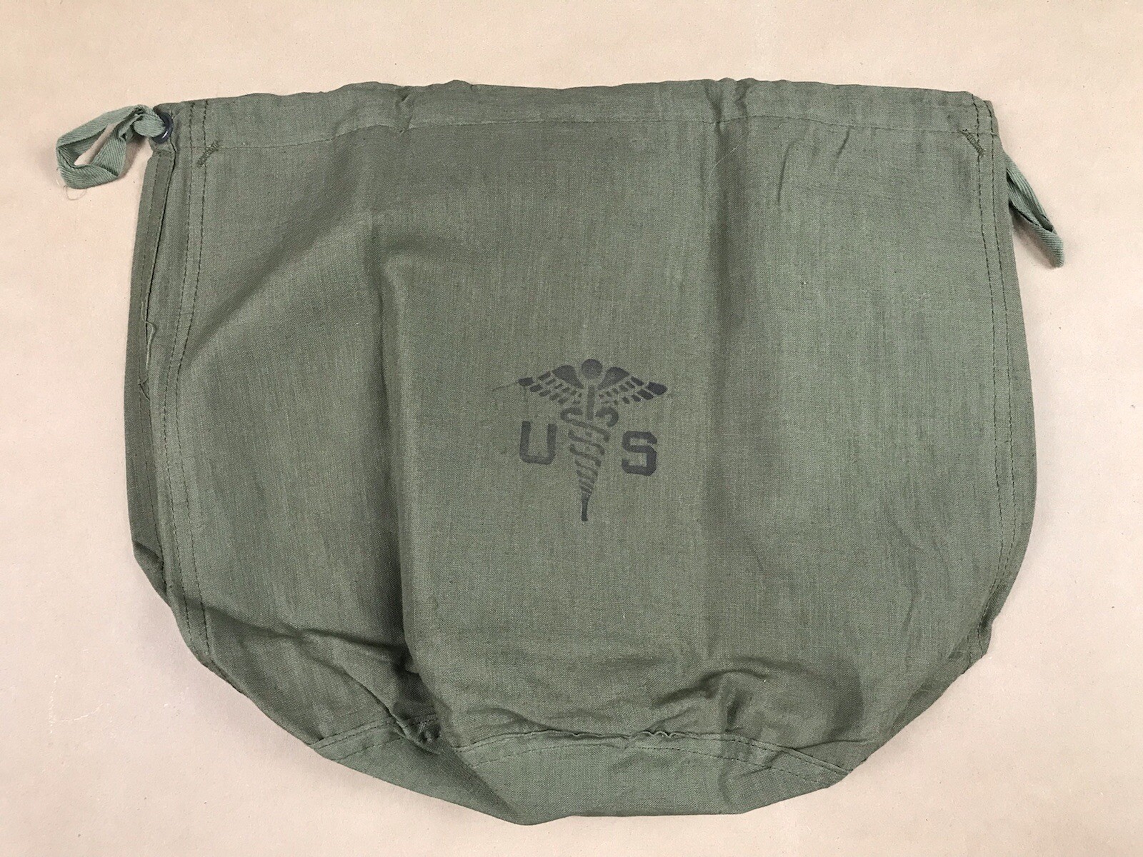 US Army Military Drawstring Patient’s Effects Belongings Bag Medical