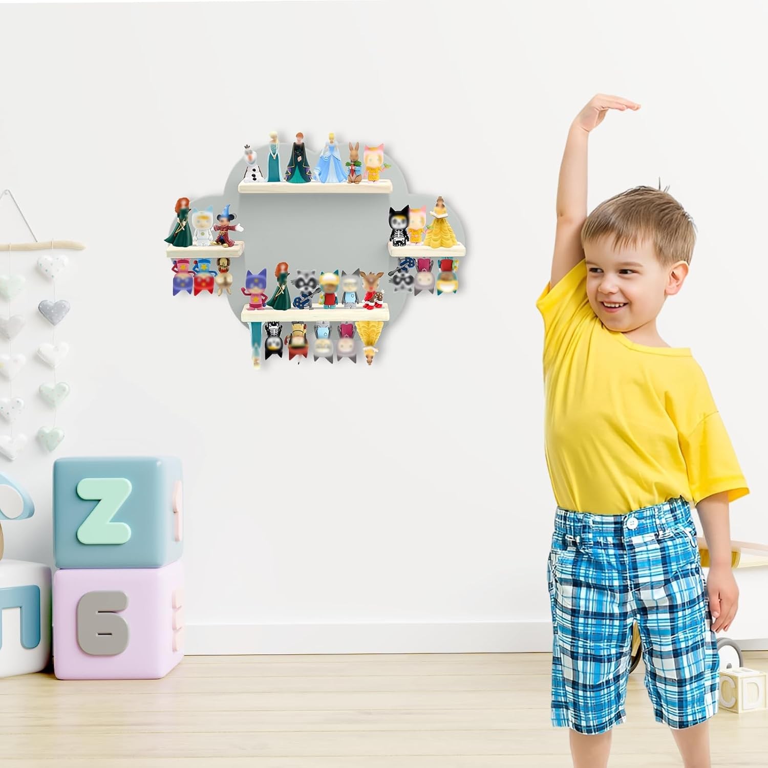 Figures Characters Magnetic Wall Shelf