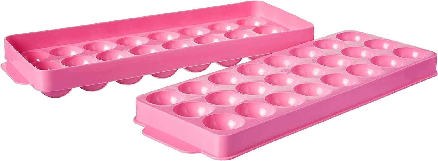 Gourmac Ice Ball Tray, Large, Pink (324PK)