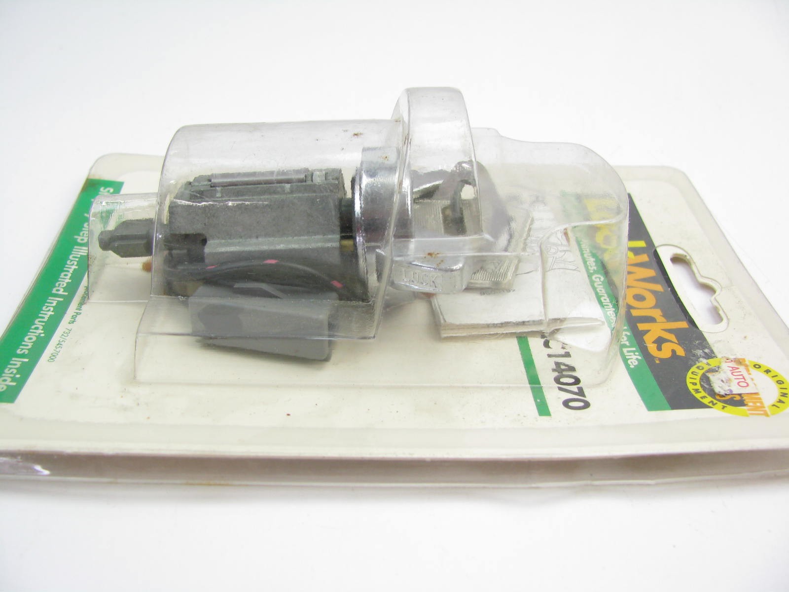 Lockworks LC14070 Chrome Ignition Lock Cylinder & Keys
