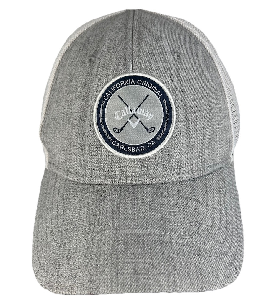 Callaway Carlsbad California Open Cap Hat Mesh SnapBack Golf PGA LPGA GRAY Woods