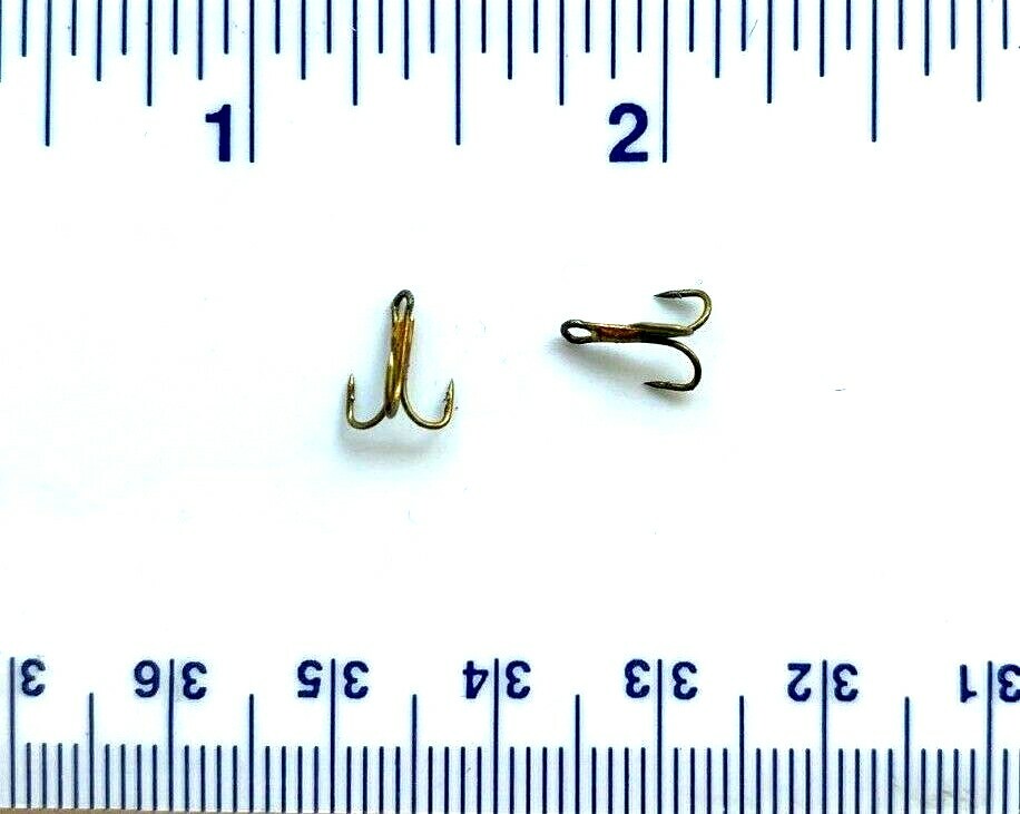 50 GT Super Strong 3X Bronze Treble Hooks size 18