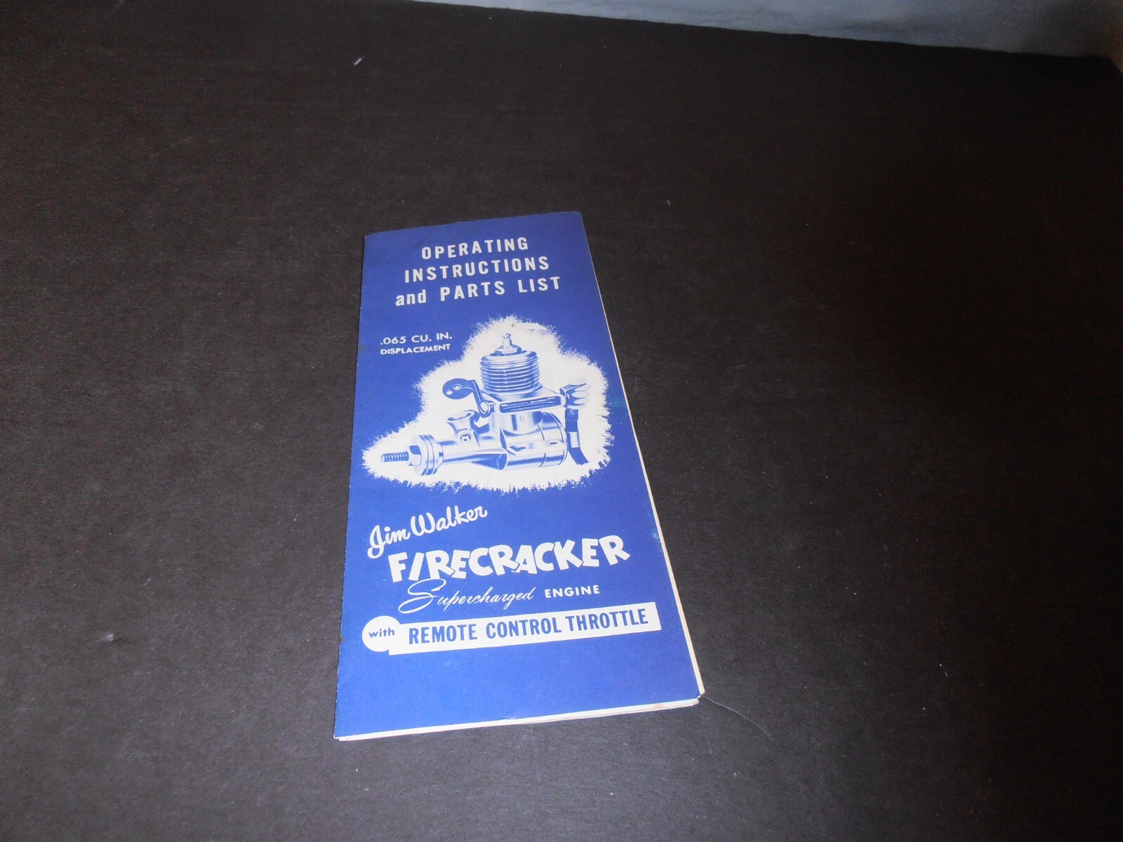 Jim Walker Instructions and Parts List