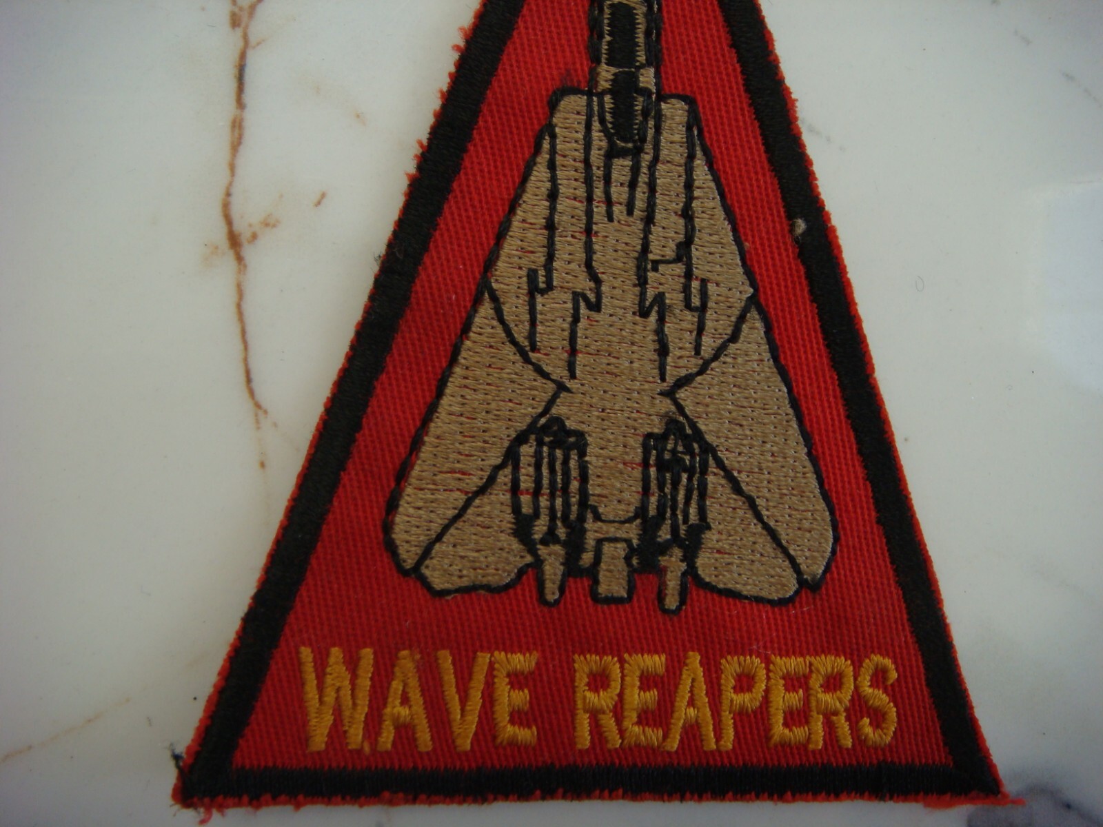 US NAVY FIGHTING 101 TOMCAT " WAVE REAPERS ", VIETNAM WAR PATCH