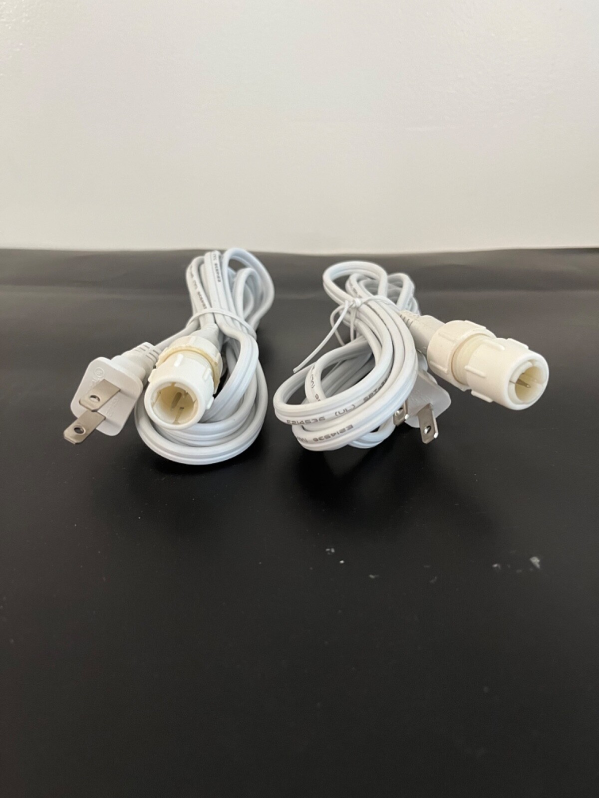 TWO. 2-Wire 1/2" Rope Light 6' Power Cords