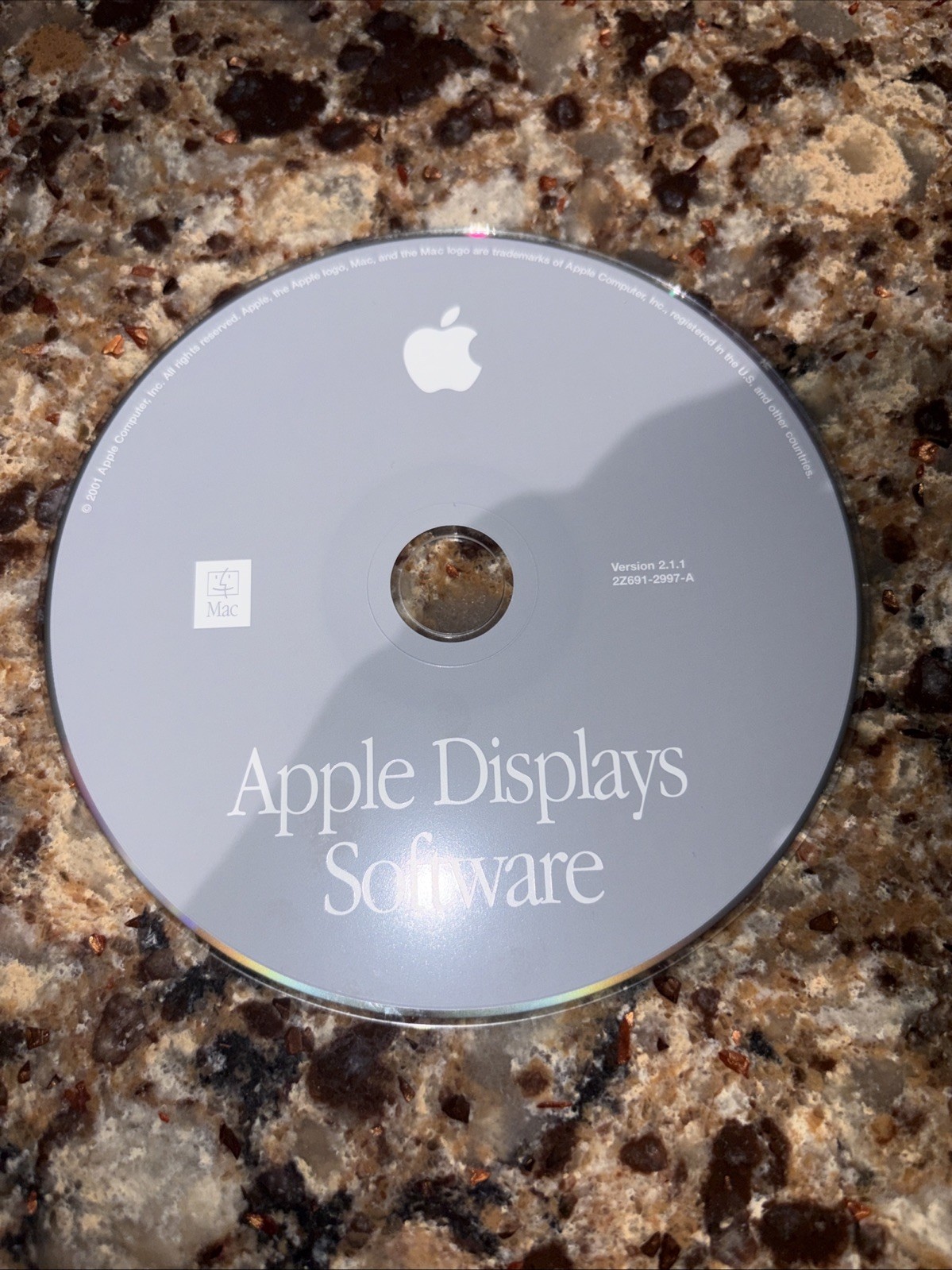 Apple Displays Software CD Version 2.1.1 Excellent Clean Condition