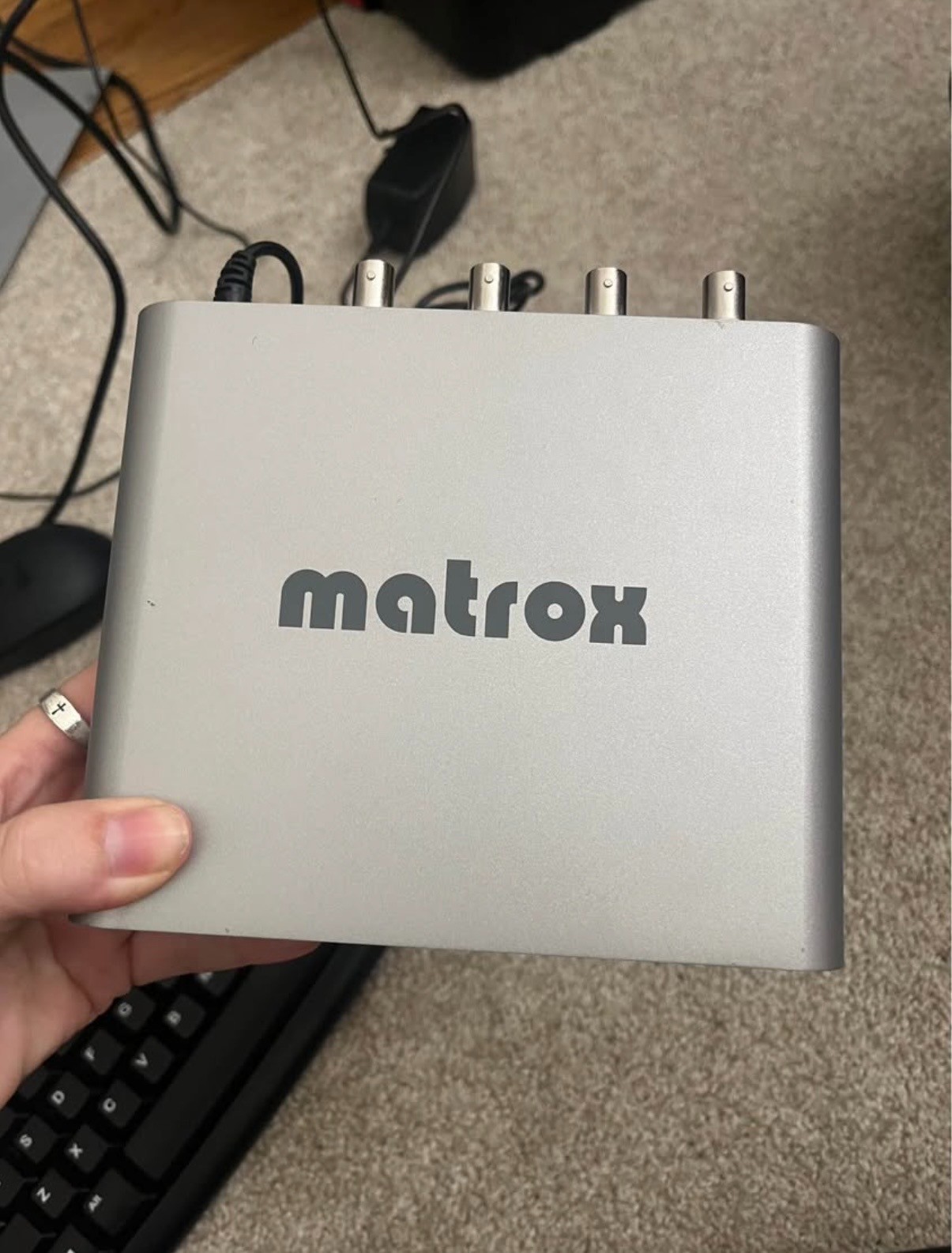 Matrox Convert DVI CNVDVI/N HD-SDI Scan Converter with Cables