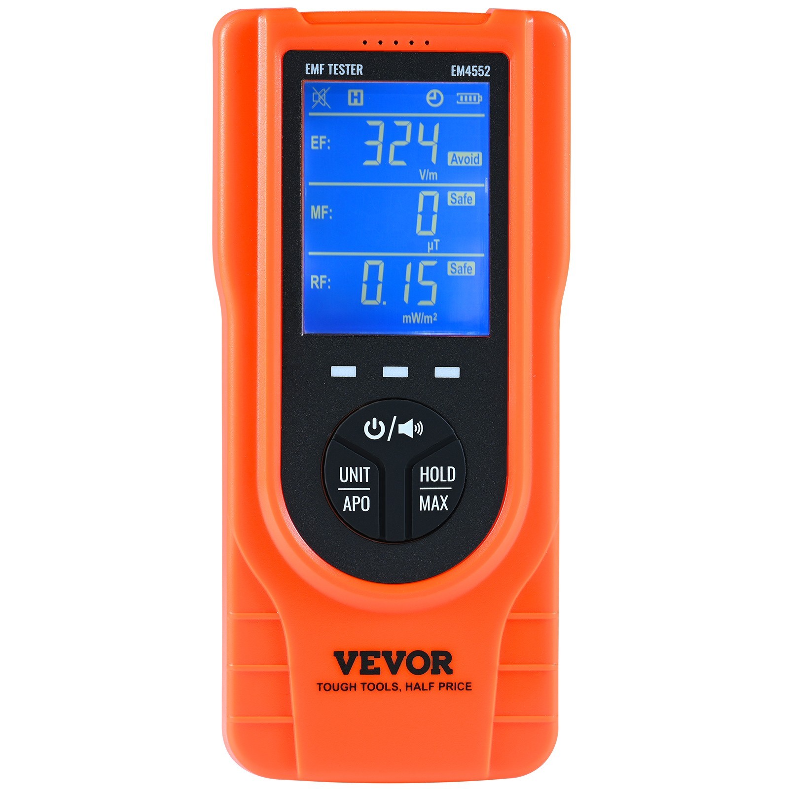 EMF Meter, 5Hz 3.5GHz, Handheld Rechargeable Electromagnetic