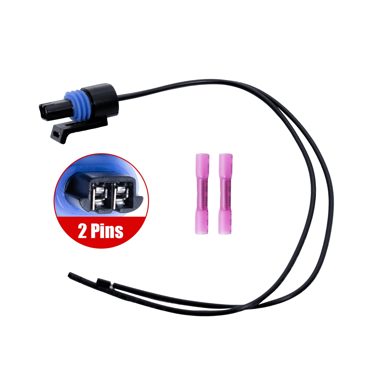 For 4L80E Coolant Temperature Sensor Pigtail ISS Connector Plug Cable 88987993