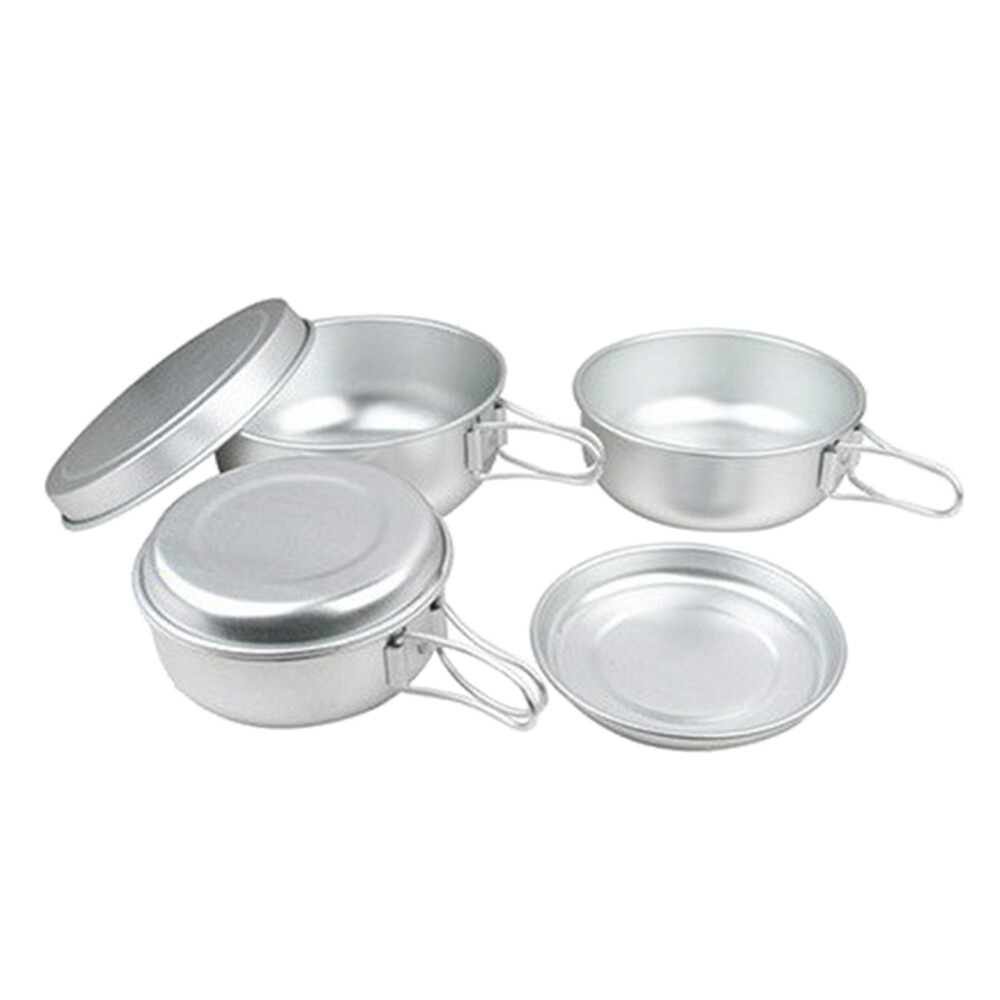 Camp Plates And Bowls Sets Backpacking Picnic Cooking Bowl B5I7