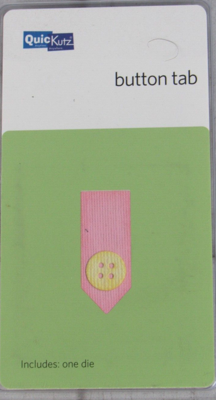 QuicKutz Button Tab 2x2, 1 Cutting Die Set RS-0672