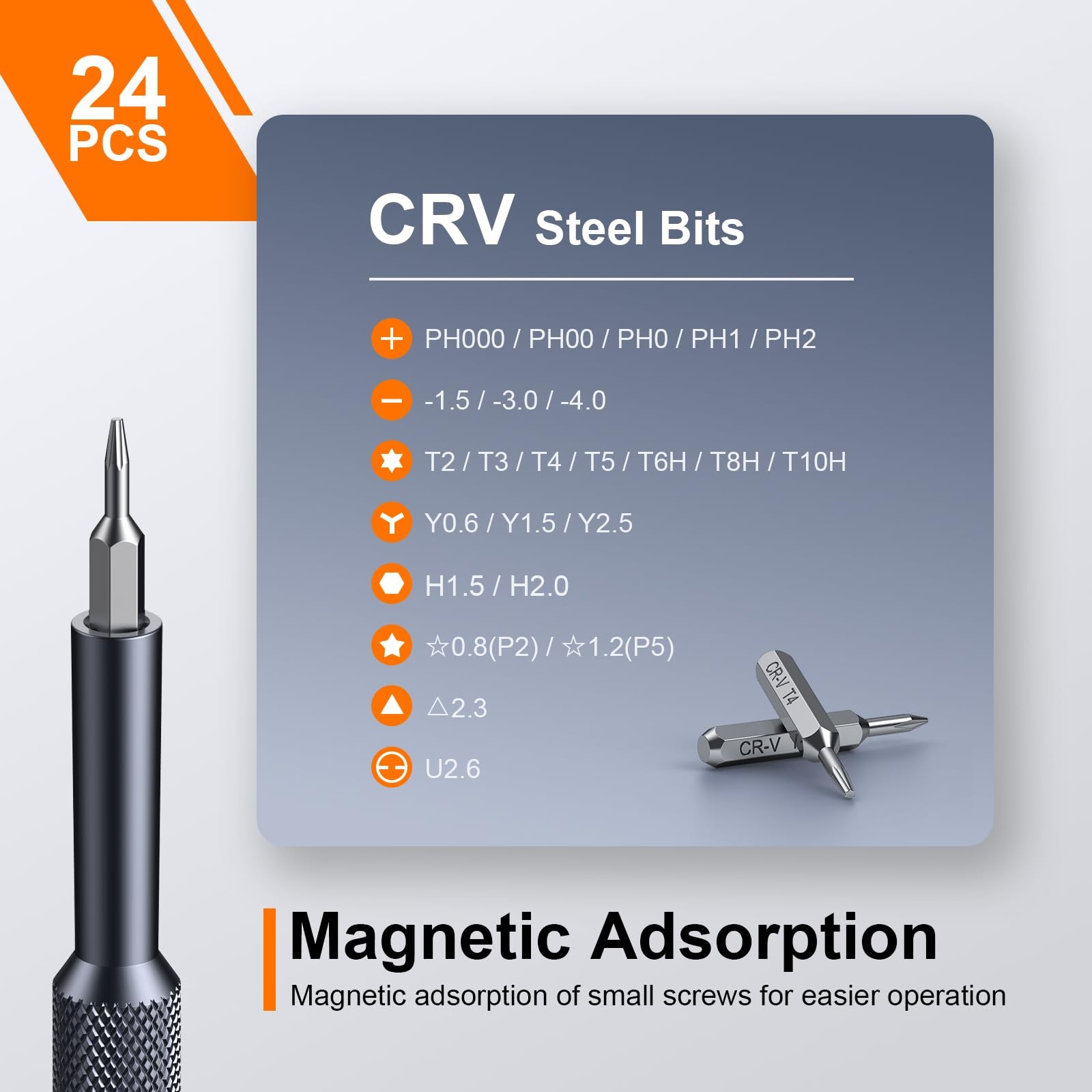 25IN1 Precision Screwdriver Set, Mini Repair Tool Kit with Torx for Macbook, ...