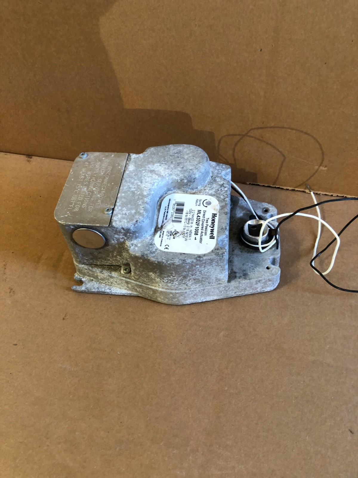 Honeywell ML4302F1008 Two Position Direct Coupled Actuator