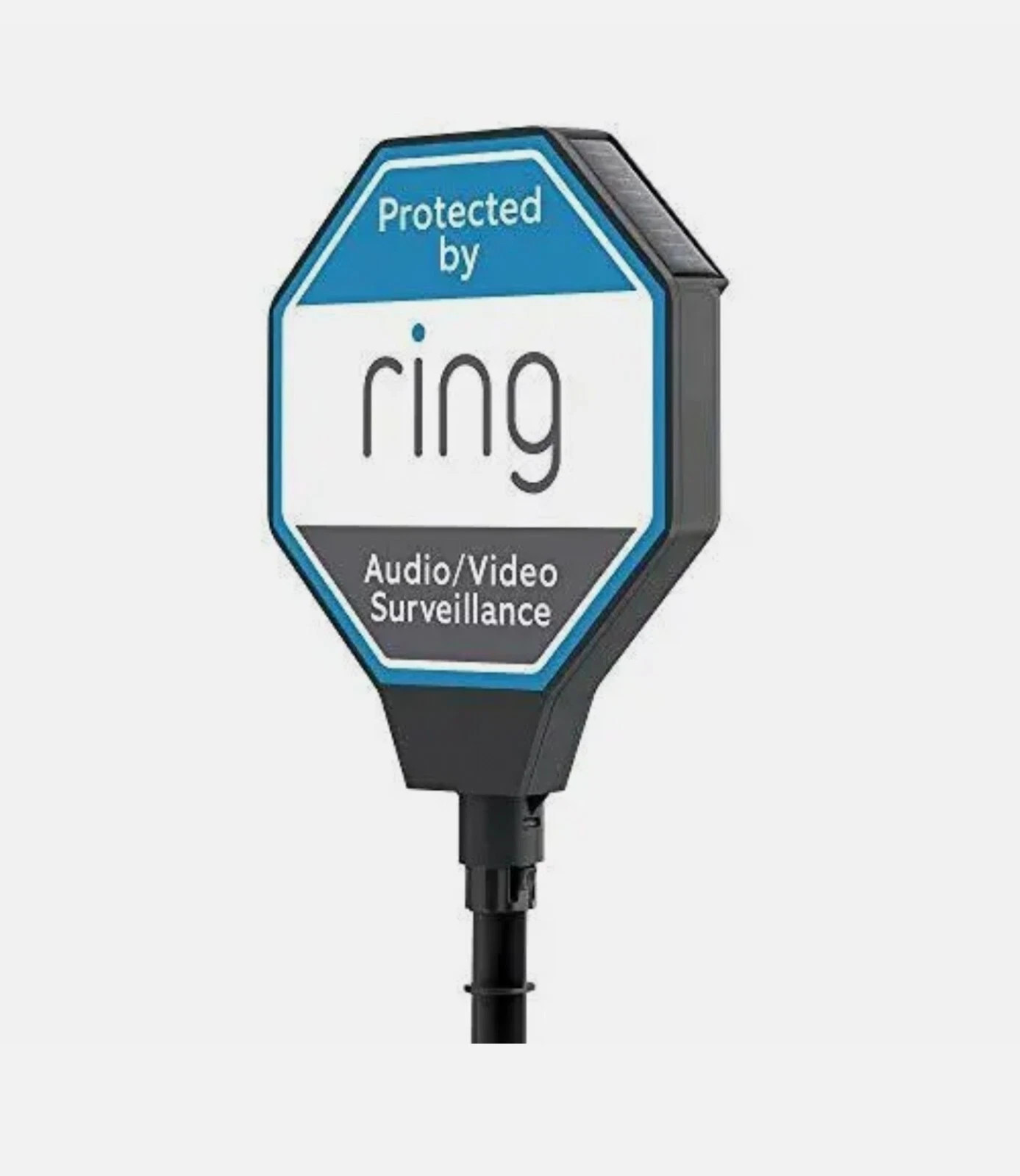 Ring Solar Security Sign Illuminated & Solar Powered (sign only)