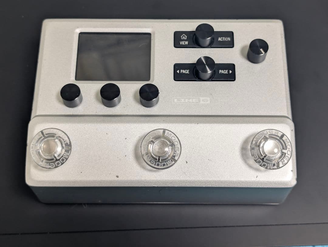 Line 6 HX Stomp Silver Multi-Effects Pedal Guitar