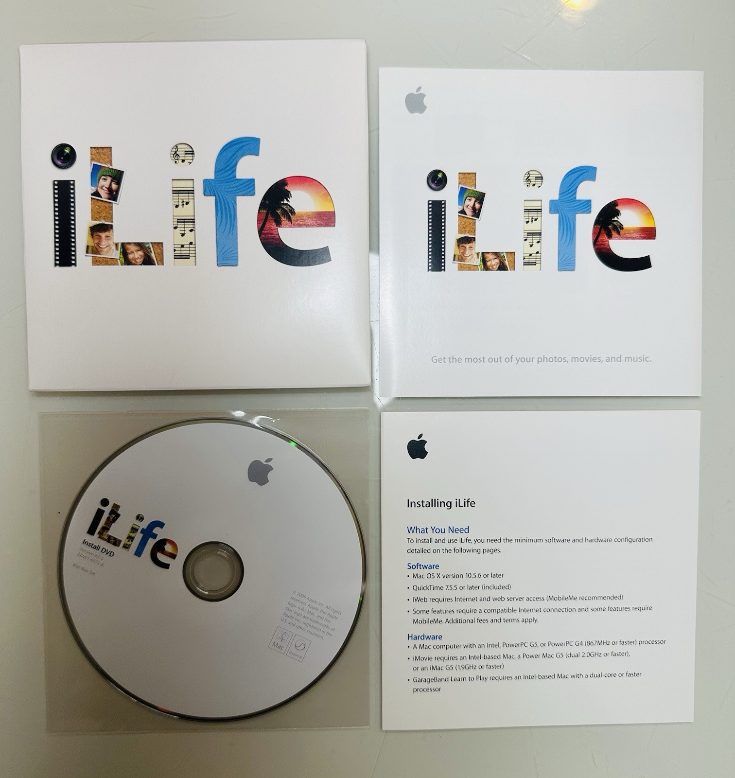 Apple Mac Box Set Snow Leopard iLife iWork Retail (Mac, 2009)
