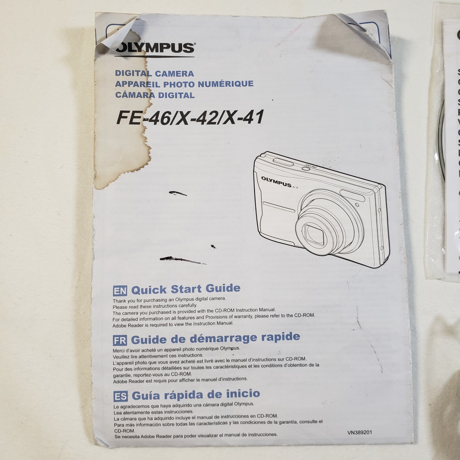 Olympus Master 2 Software Editing & Managing Images Windows Macintosh + AV Cable