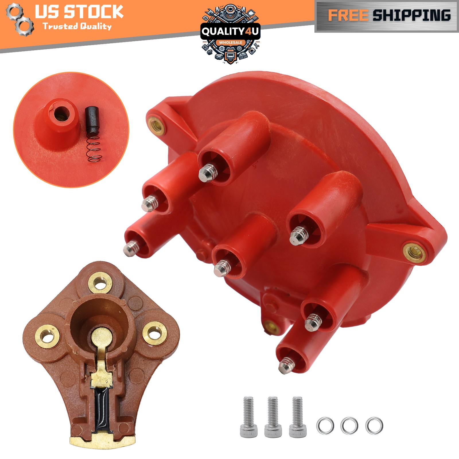 Distributor Cap and Rotor Kit For Mercedes W124 W201 190E 260E 300E 300TE