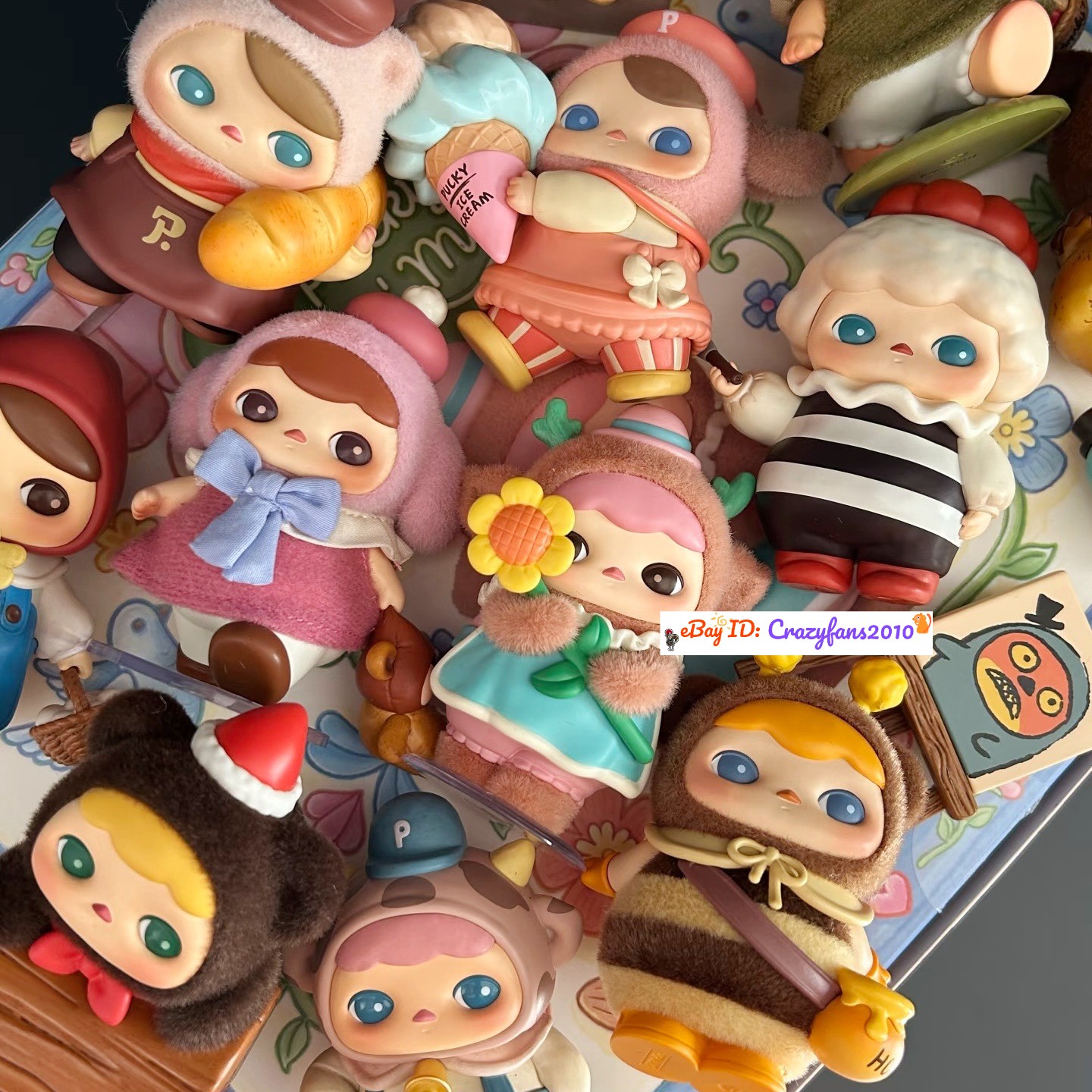 POP MART Pucky Fairies'  Market Series Blind Box Confirmed Figure Toys Gifts