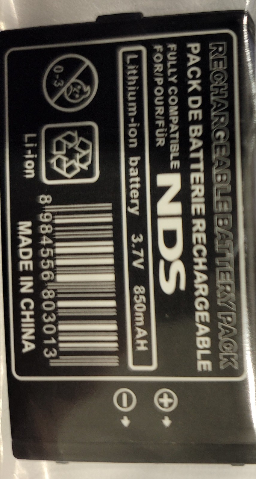 Replacement Battery 850mAh
