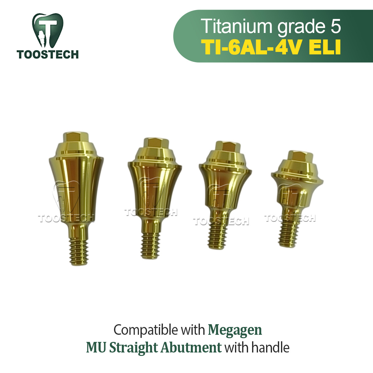 1/6/10/20/50pcs Multi unit straight abutment MU Abutment fits Megagen Anyridge