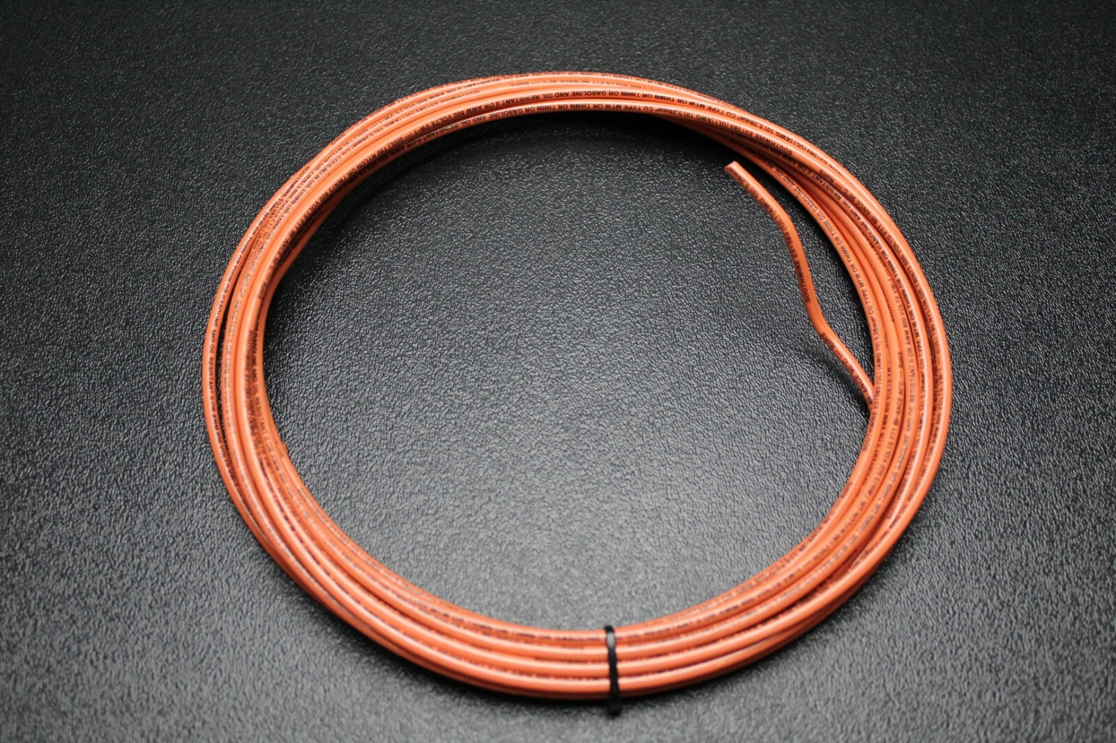 10 GAUGE THHN WIRE STRANDED ORANGE 15 FT THWN 600V BUILDING MACHINE CABLE AWG