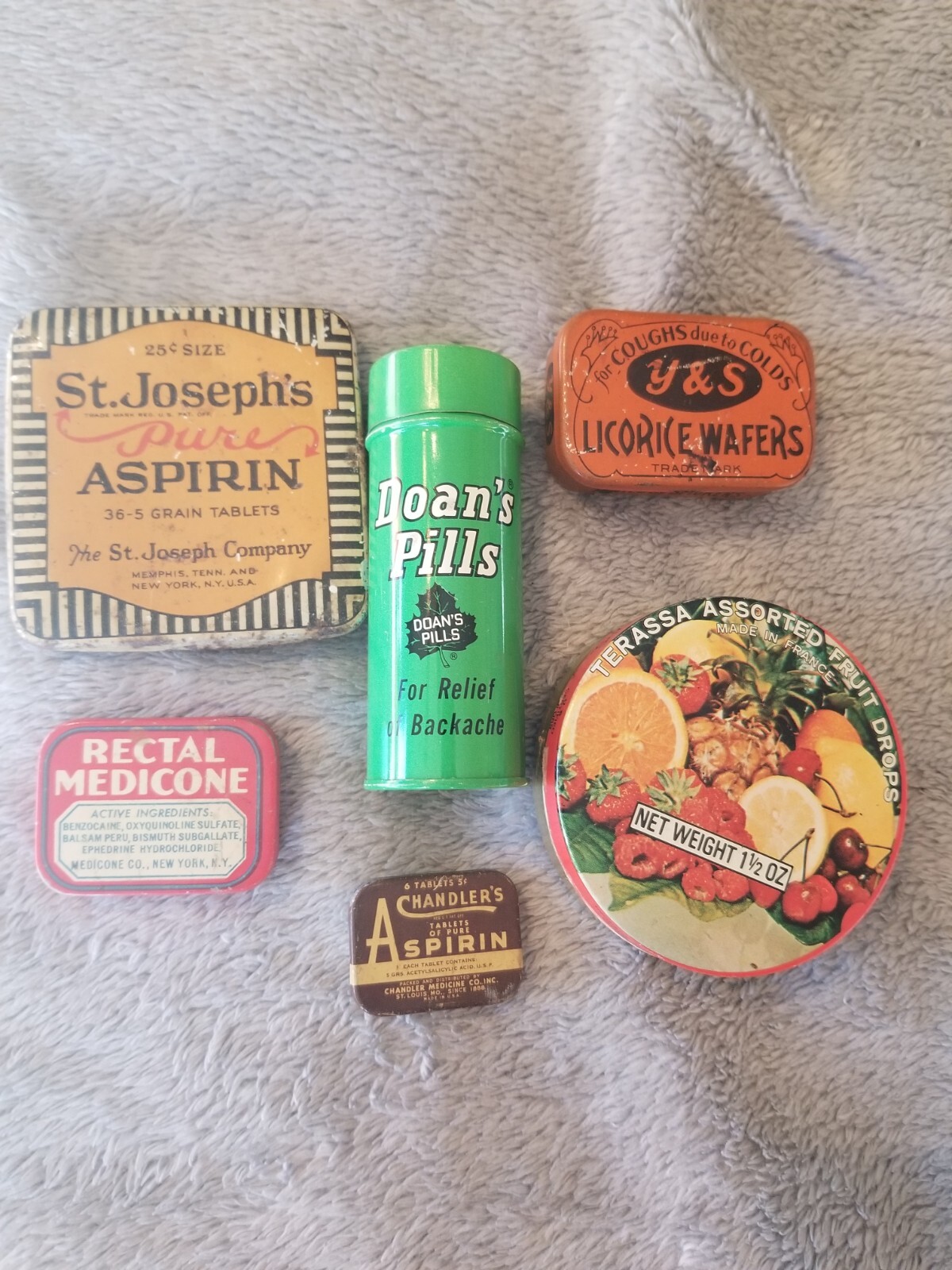 Assorted Pill & Candy Tins