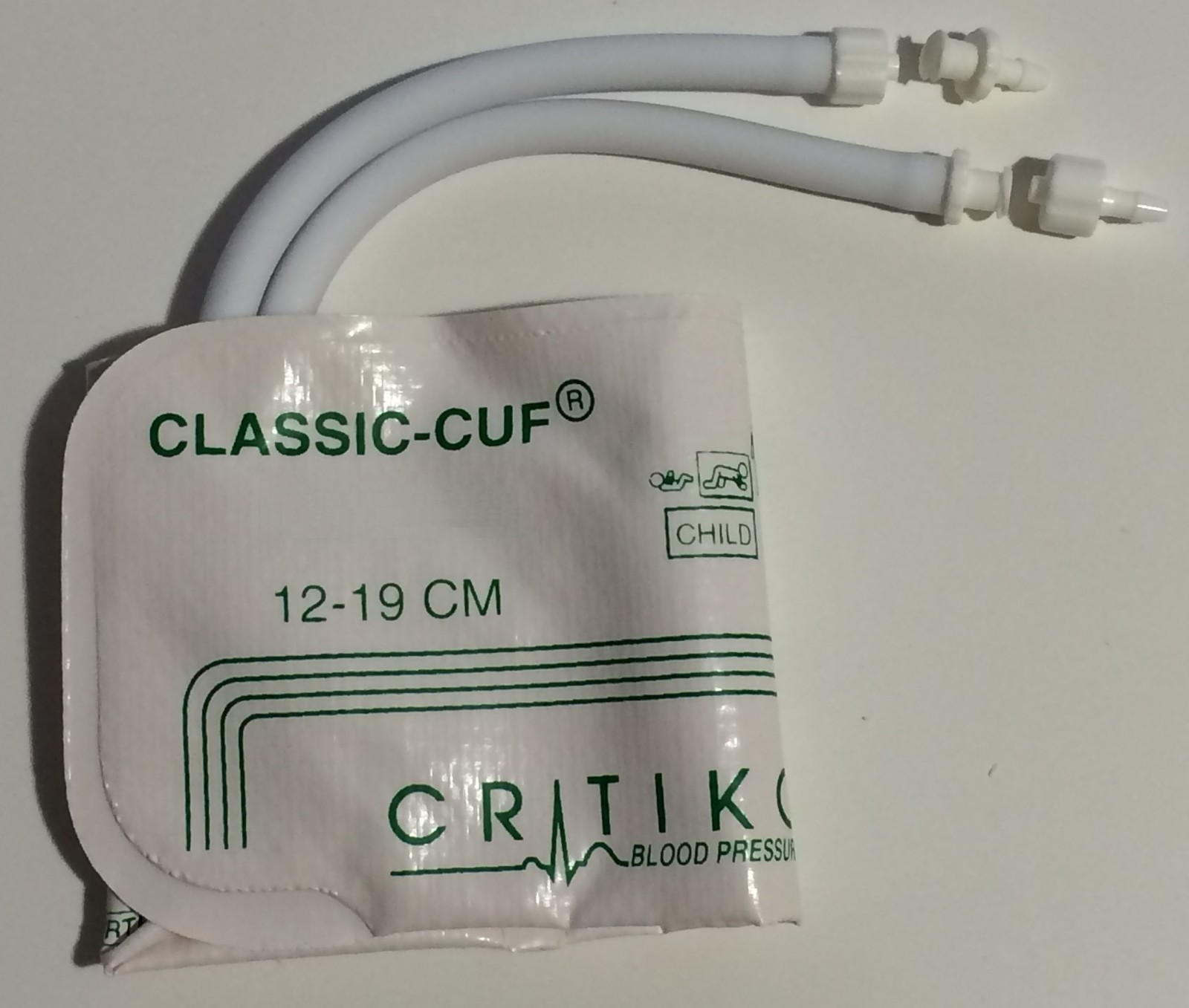 Child Reusable Blood Pressure Cuff Two 2 Double Tube Hose Lock Fittings BP NIBP