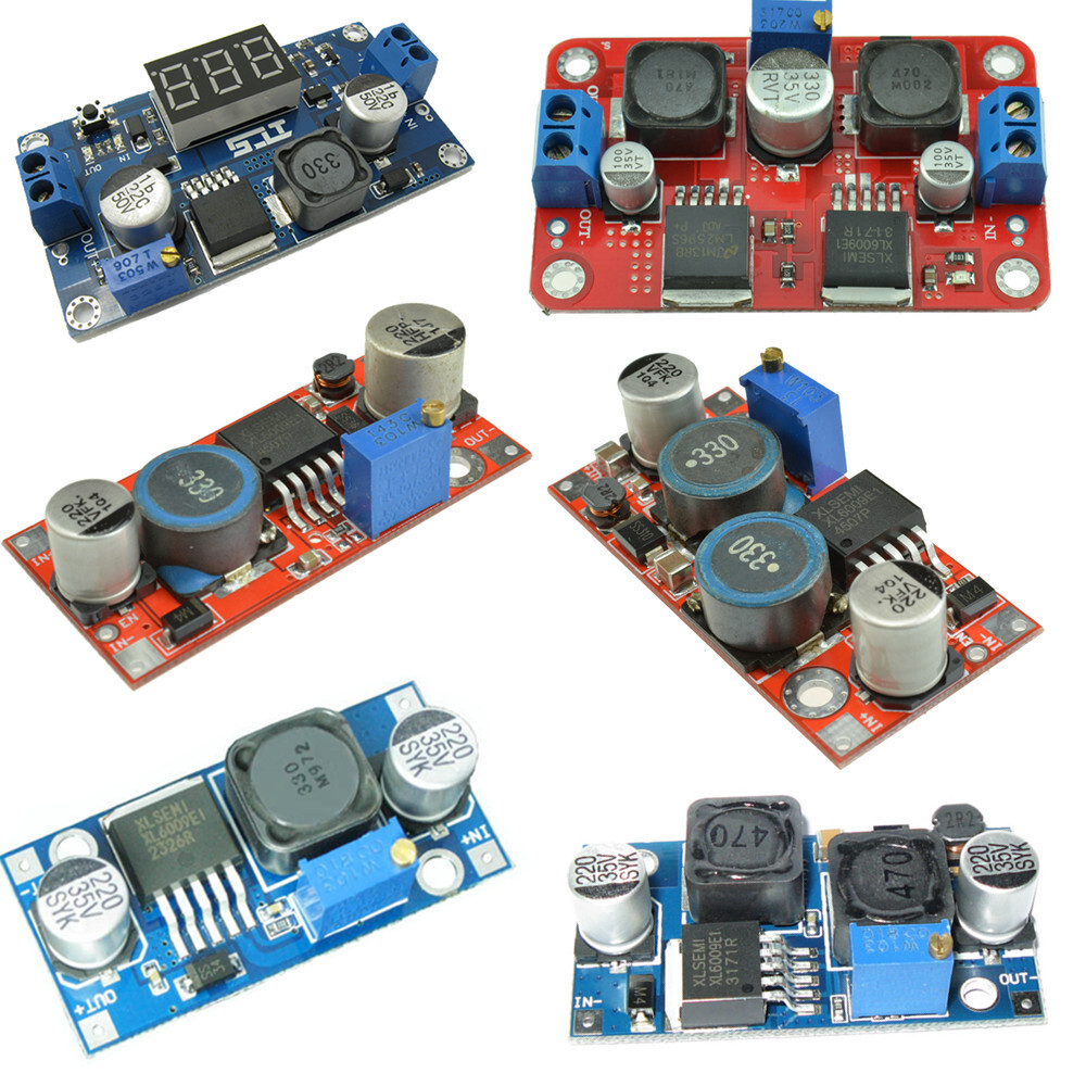 DC Adjustable XL6009 Step Up Down Boost Power Converter Module Replace LM2596