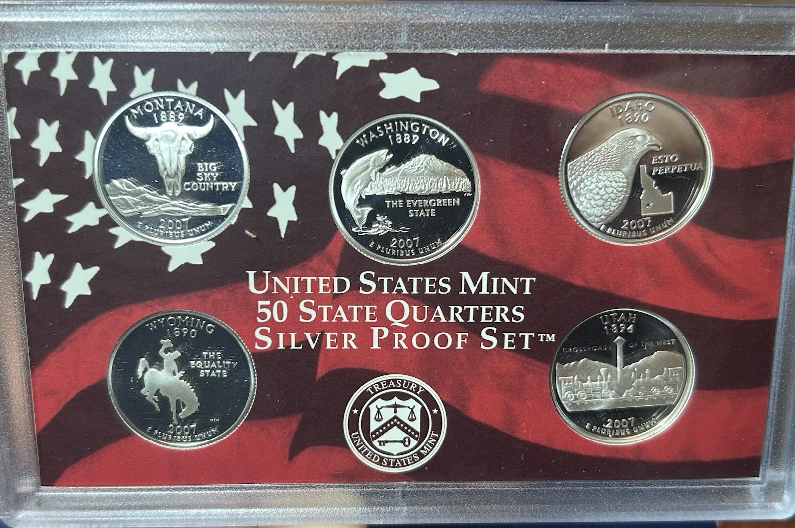 2007-S Silver Proof Set 14 Proof Coin set w/ COA - U.S. Mint