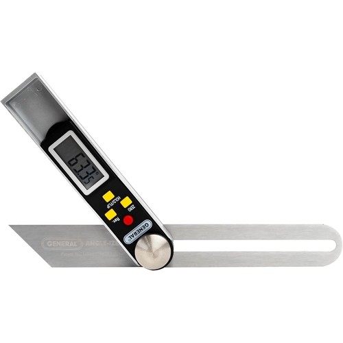 General Tools 828 Digital Sliding T-Bevel and Protractor in One, 8" Blade, 0 to
