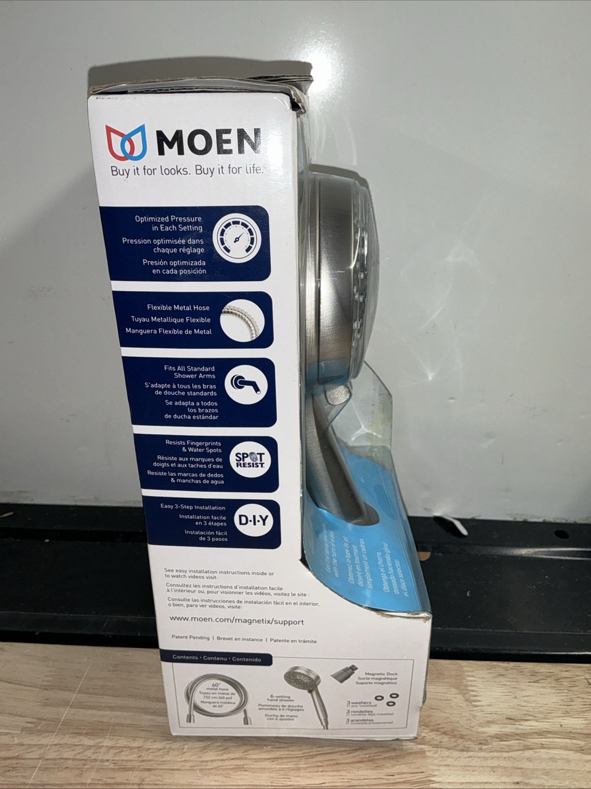 Moen 26100EPSRN Engage 6-Function Handheld Showerhead Spot Resist Brushed Nickel