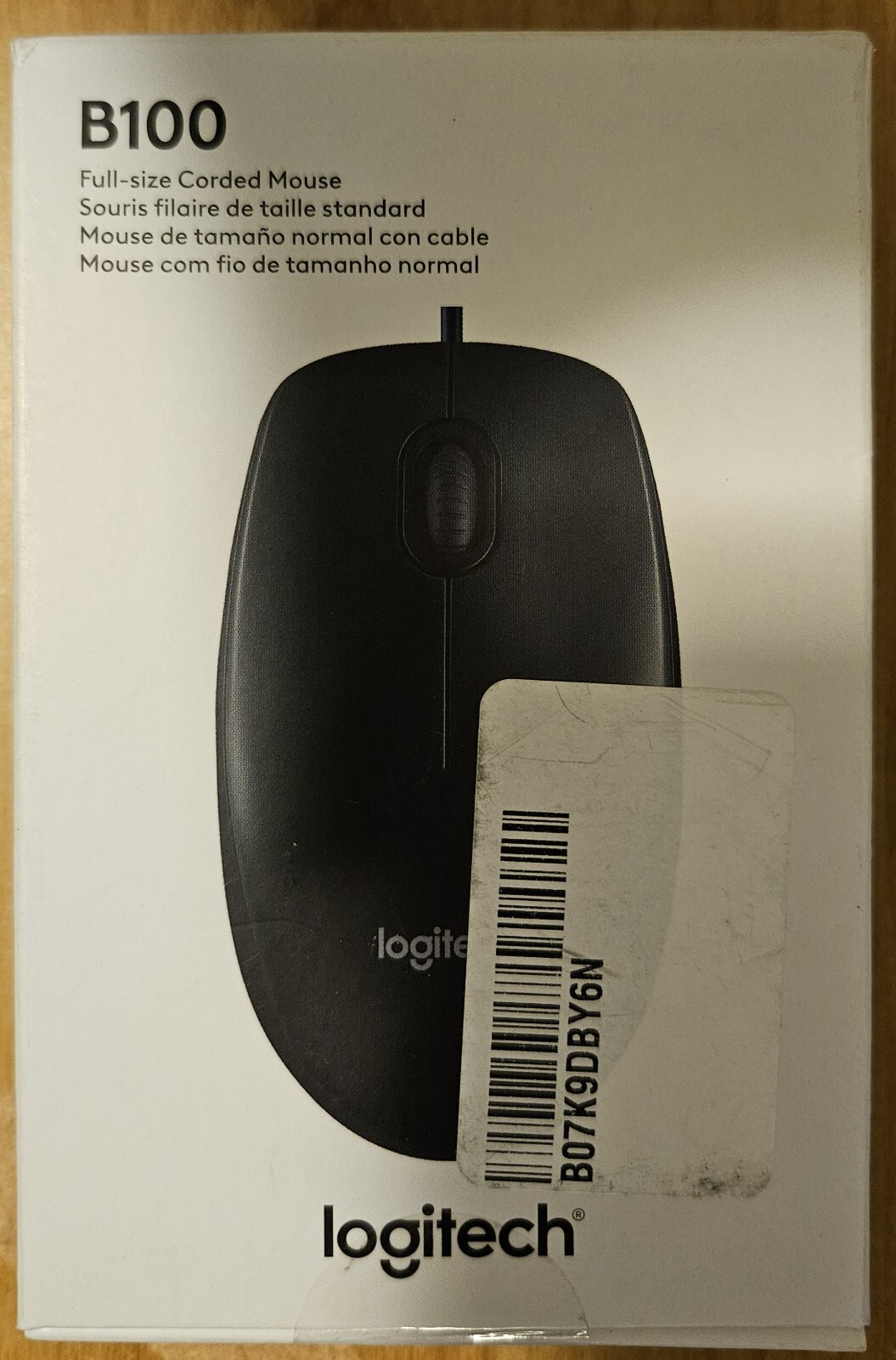 Logitech B100 (910-001439) Optical USB Mouse