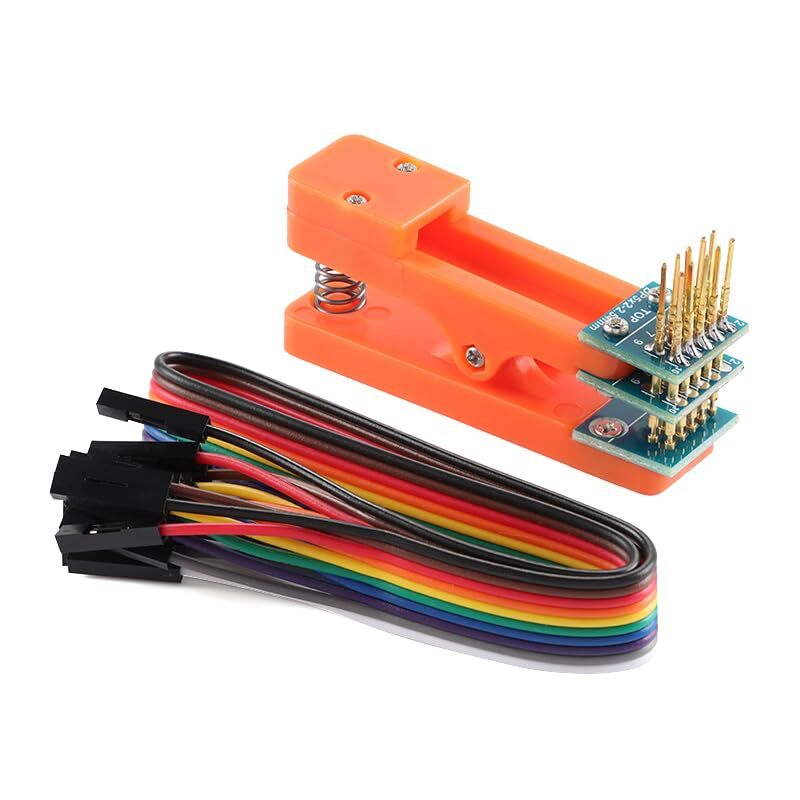 2Pcs 2.54mm 2 * 5Pin Double Row Test Clip Module Board 5Pin Program Burning C...