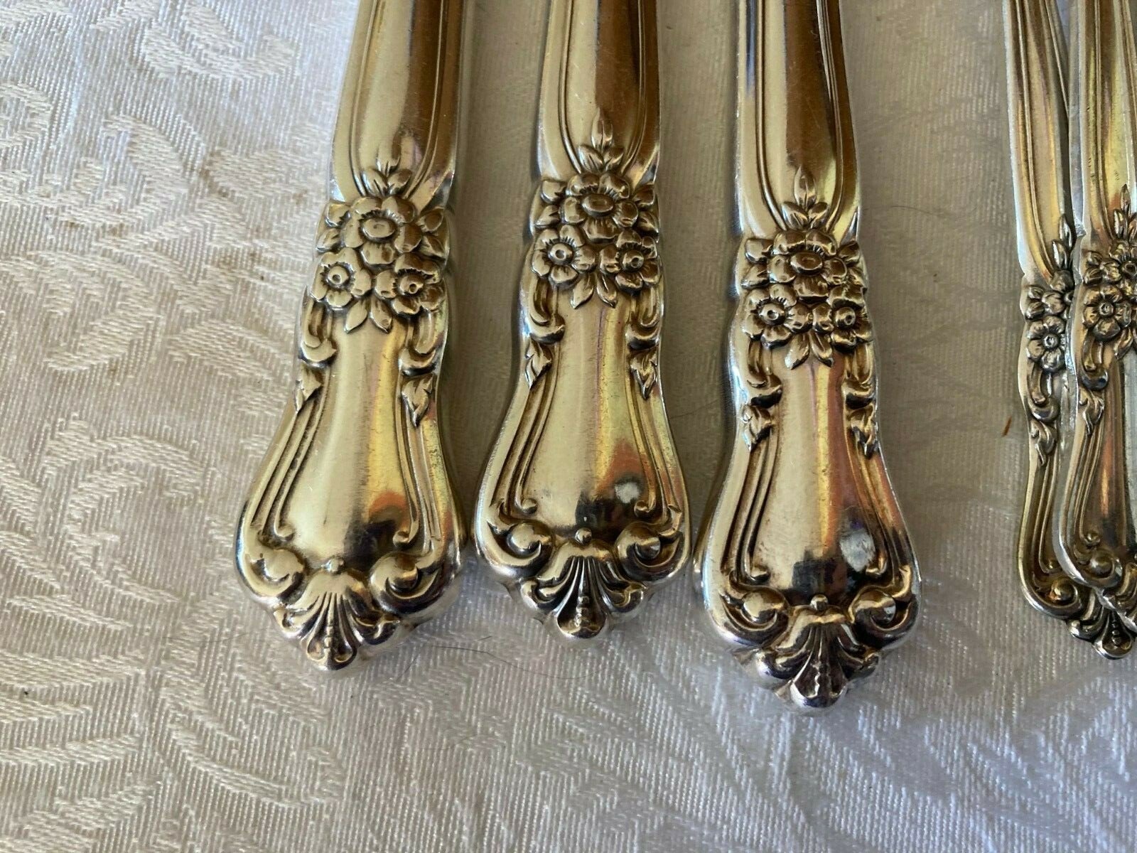 Rogers Oneida sectional Valley Rose flatware 19 pc
