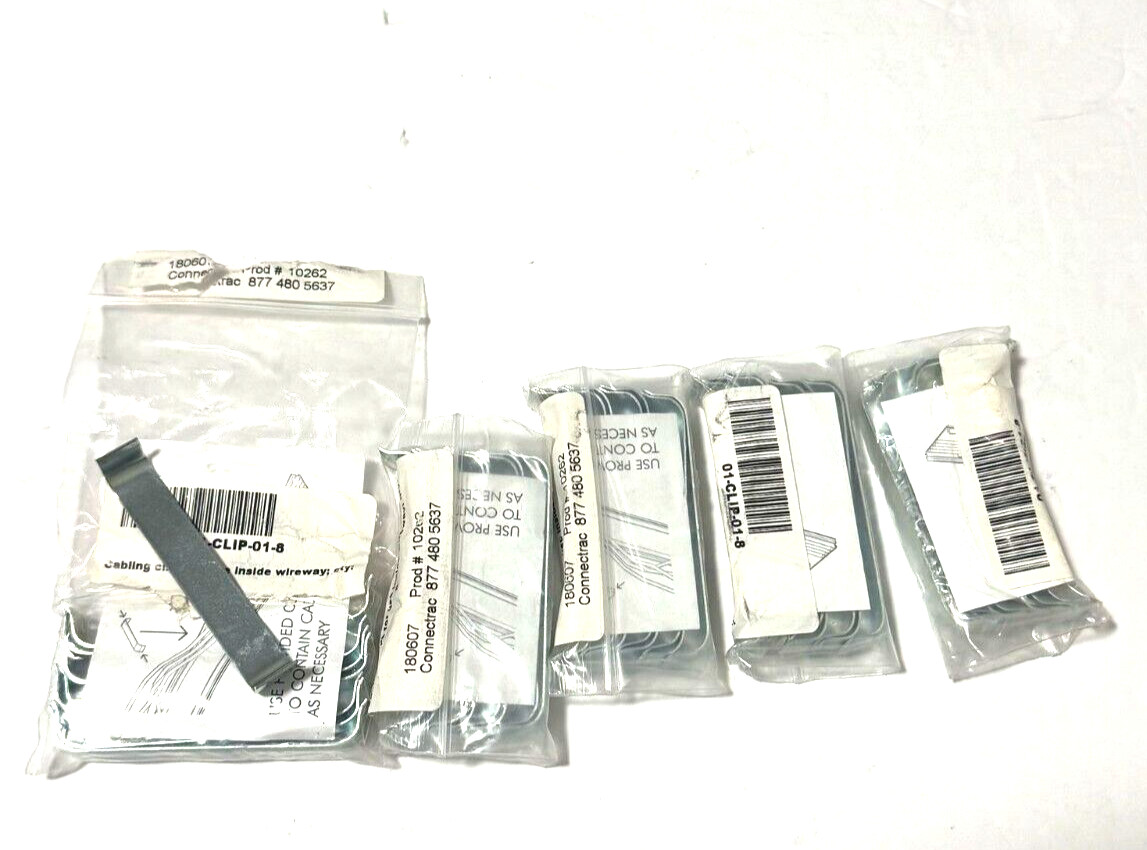 40 Pcs Cable Cabling Clips for use inside wireway # 10262