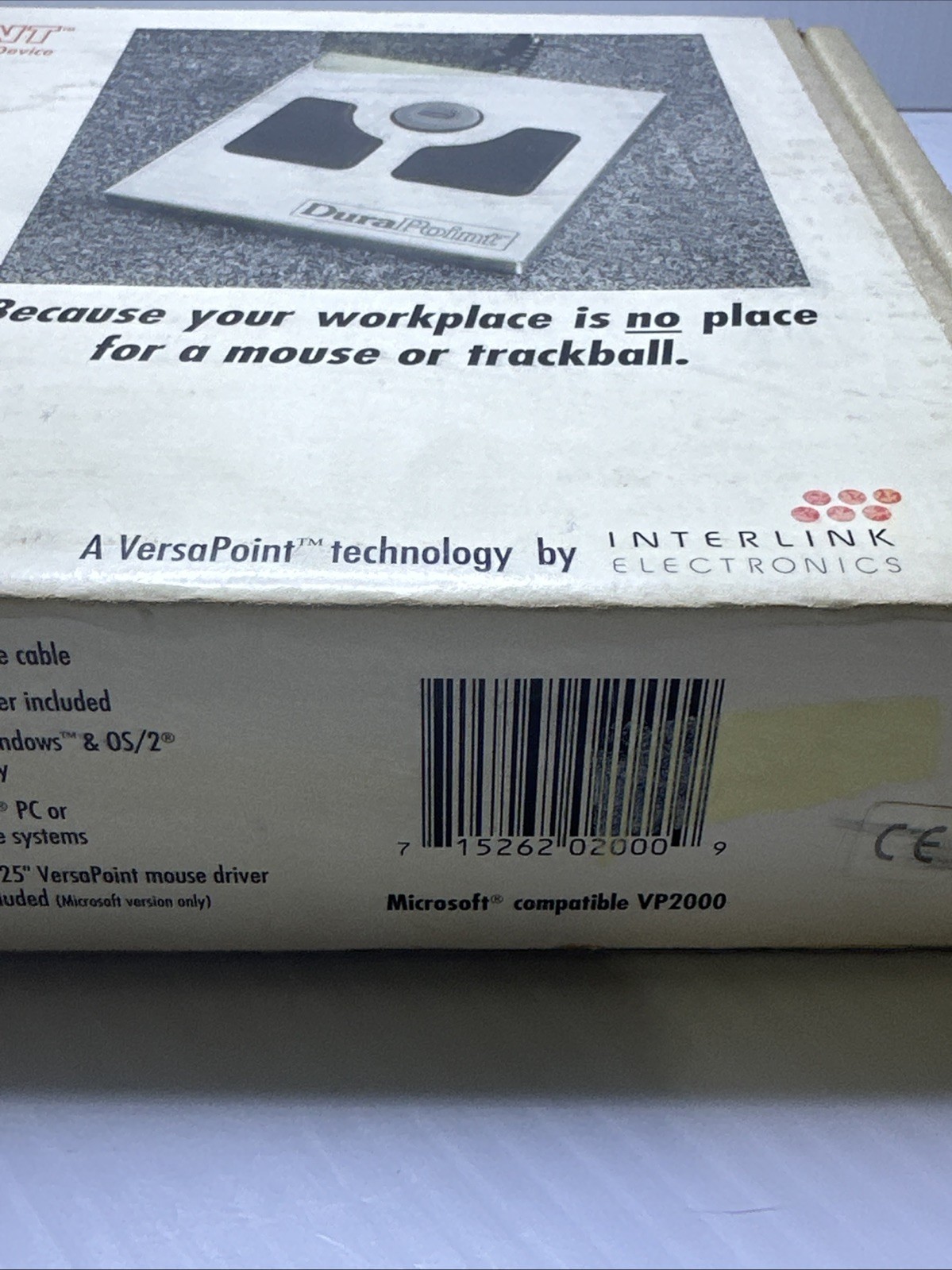 NEW DURAPOINT VP2000 INDUSTRIAL MOUSE - Untested